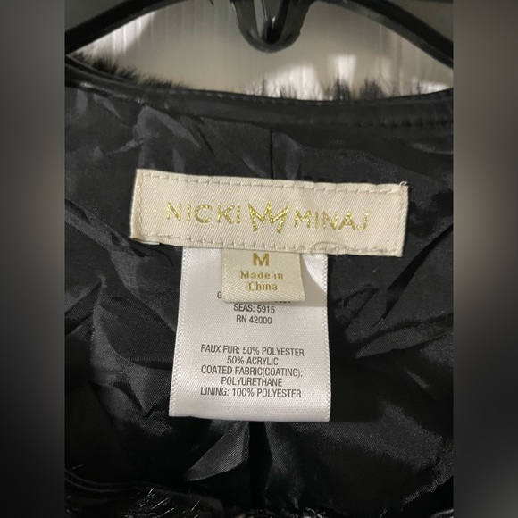 Nicki Minaj Faux Fur / leather vest - Picture 2 of 5